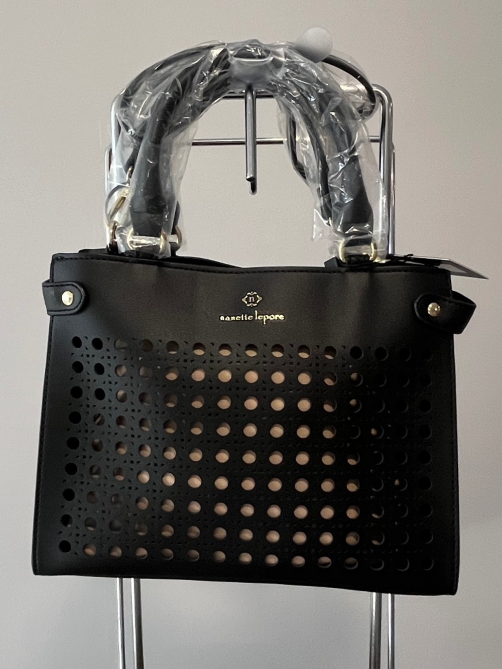 Nanette Lapore Erika Black Medium Sized Purse NWT